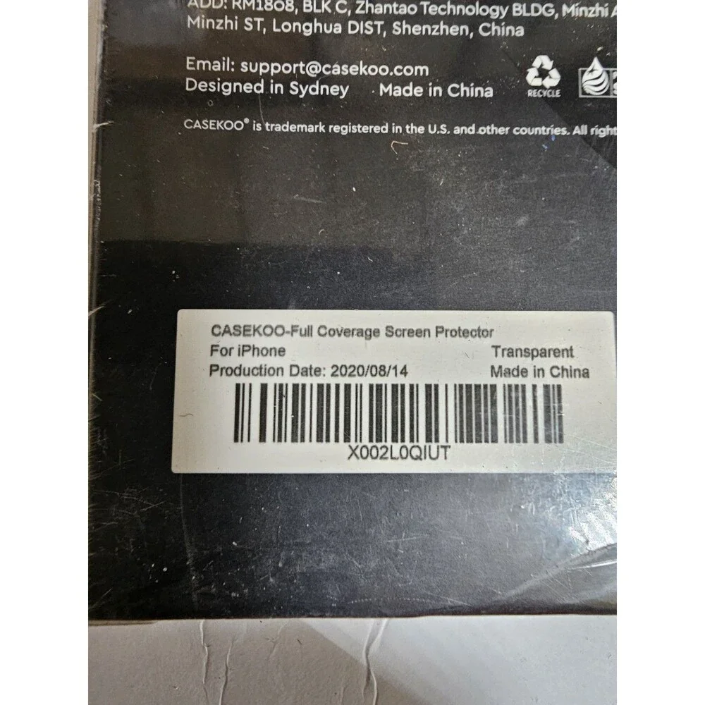 Casekoo Apple iPhone Screen Protector Clear Protection Case Fitted
